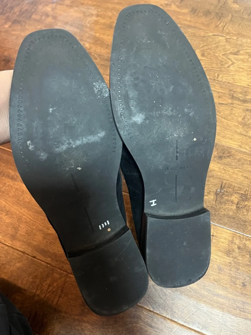 Dolce Vita Sallie Onyx Suede loafers, size 8